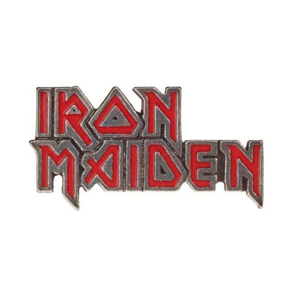 IRON MAIDEN アイアンメイデン (結成 50周年 ) - ENAMELLED LOGO / Alchemy(ブランド) / バッジ - PGS